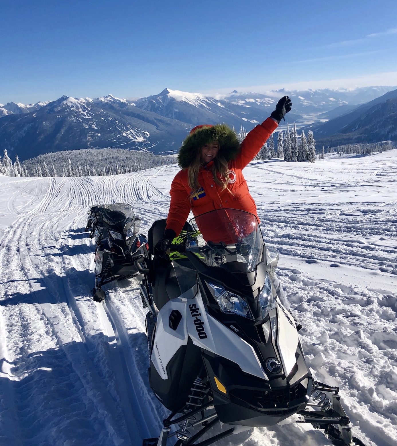 Skiing in Revelstoke, Canada